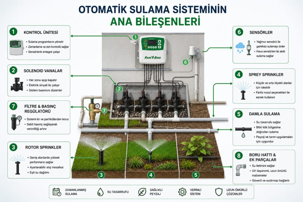 Peyzaj Sulama Nedir? Verimli ve Sağlıklı Yeşil Alanlar İçin Doğru Sulama Çözümleri